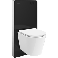 Mexen Rico paketas pakabinamas WC rėmas pneumatinis Tex Air G su WC dubeniu Tornado ir lėtai nusileidžiančia sėdyne baltas