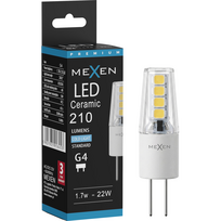 Mexen Oris LED lemputė G4, 1,7W, Šalta - 6500K, 210 lm - L115-G4-0165-02