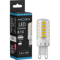 Mexen Aura LED lemputė G9, 4,8W, Neutrali - 4000K, 610 lm - L121-G9-0540-01