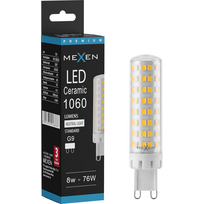 Mexen Aura LED lemputė G9, 8W, Neutralus - 4000K, 1060 lm - L121-G9-0840-01