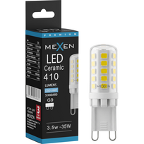 Mexen Aura LED lemputė, reguliuojama G9, 3,5W, Šaltai balta - 6500K, 410 lm - L122-G9-0365-01