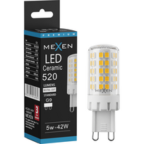Mexen Aura LED lemputė su reguliuojamu ryškumu G9, 5W, Neutrali - 4000K, 520 lm - L122-G9-0540-01