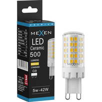 Mexen Aura LED lemputė, kurią galima pritemdyti, G9, 5W, šalta - 6500K, 520 lm - L122-G9-0565-01