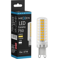 Mexen Aura LED lemputė, pritemdoma G9, 6W, šilta - 3000K, 750 lm - L122-G9-0630-01