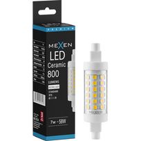 Mexen Vega LED lemputė su reguliuojamu ryškumu R7S, 7W, neutrali - 4000K, 800 lm - L125-R7S-0740-01