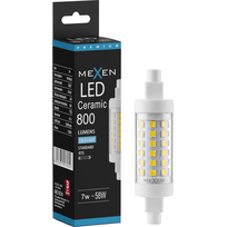 Mexen Vega LED lemputė, pritemdoma R7S, 7W, Šalta - 6500K, 800 lm - L125-R7S-0765-01