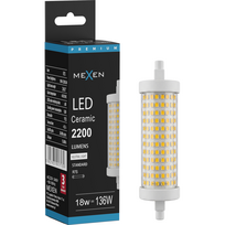 Mexen Vega LED lemputė, reguliuojamas ryškumas R7S, 18W, Neutralus - 4000K, 2200 lm - L125-R7S-1840-02