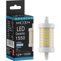 Mexen Vega LED Lemputė R7S, 12W, Šaltas - 6500K, 1550 lm - L126-R7S-1265-01