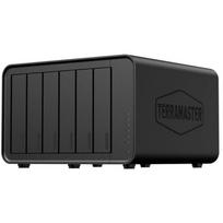 TERRAMASTER F6-424 NAS failų serveris, Intel Celeron N95, 8GB DDR5, 6 lizdai, 2x2.5GbE, 2xM.2 NVMe, RAID, AES-256