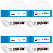 Meross MSS815MAQUA-UN išmanusis jungiklis, 4 vnt., 10A/2500W, 2.4GHz Wi-Fi, Matter, HomeKit, Google Home, Alexa
