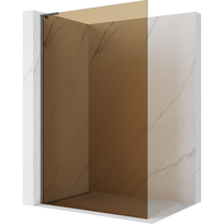 Mexen Kioto L dušo sienelė Walk-in 80 x 200 cm, ruda, šukuota ginklo pilka - 800-080-103-66-32