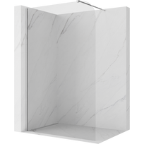 Mexen Kioto-P dušo kabinos siena Walk-in 120 x 200 cm, permatomas 8 mm, chromas - 800-120-101-01-00-P