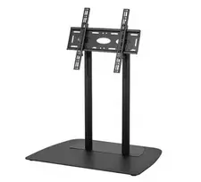 B-TECH AV SYSTEM X – Universalus žemo profilio plokščiaekranių grindų stovas (VESA 600 x 400) – 0,75 m Ø50 mm stulpai