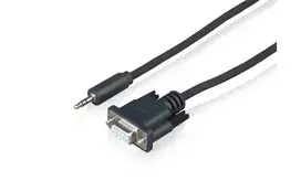 Sony CAB-RSJA1 RS-232C nuosekliojo valdymo laidas - DB9 moteriška jungtis į 3,5 mm mini lizdą, 2,5 m, juodas