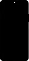 Dėklas LCD ekranas + jutiklinis blokas + priekinis dangtelis, skirtas „Xiaomi Redmi Note 13 5G Juodas“ (pakeitimų paketas)