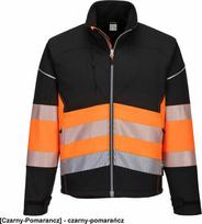 Gero matomumo PORTWEST PW375 Softshell striukė , Dydis: XXXL, Pw spalvos: Juodas/Oranžinis