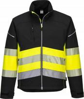 Gero matomumo PORTWEST PW375 Softshell striukė , Dydis: XXL, Pw spalvos: Juodas/Geltona