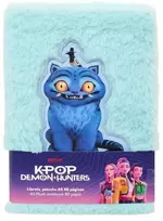 Safta K pop Demon Hunters pliušinė A5 užrašų knygelė