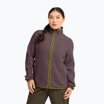 Moteriškas flisinis džemperis Jack Wolfskin Lite Curl Full Zip sheer plum