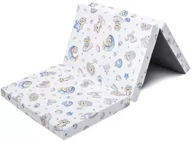 Sulankstomas čiužinys lovytei New Baby STANDARD 120x60x5 cm Koala mėlynas