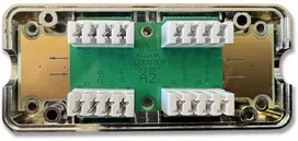DATACOM STP CAT6A Notch Connector LSA Sidabrinis