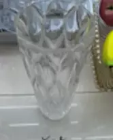 „Ledo kristalai“ elegantiška stiklinė vaza