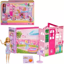 Mattel Rinkinys Barbie Dreamland Weekendowy domek dla lalek komplektas su priedais + lalka