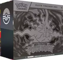 Kolekcinio kortų žaidimo rinkinys - Pokémon Mega Evolution Pitch Juodas Elite Trainer Box