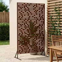Privatumo žaliuzės 100 x 50 x 180 cm Rūdijanti