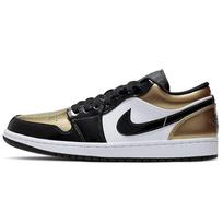 Air Jordan 1 Low Gold Toe Vyriški sportbačiai Metalinis-Auksinis Baltas-Juodas CQ9447-700 45