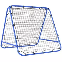 Futbolo atmušimo įrenginys "Kickback Goal Rebound wall Net" dvipusis atmušimo tinklas, Reguliuojamas 5 lygiais - mėlyna 100 x 95 x 90 cm
