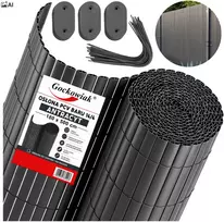 PVC balkono uždangalas 180x500 cm BARU antracito spalvos