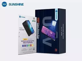 Dėklas „SUNSHINE UV-2 HD“ hidrogelio plėvelės išmaniesiems telefonams nuo atšokimo, 25 vnt. pakuotė