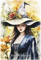 Orakulo kortų kaladė - Llewellyn Witch Whispers Oracle Cards, 40 kortelių, knyga anglų kalba
