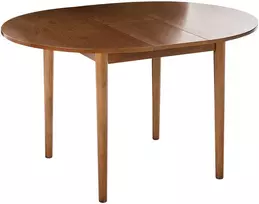 Beliani Išskleidžiamas valgomojo stalas ECHO, tamsus ąžuolas, 107/137 cm, 107 cm