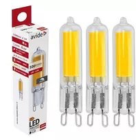 LED lemputė Avide 5W G9 Dimmable 3000K 500lm 3vnt