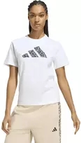 Moteriški marškinėliai adidas Animal Graphic balta KT9719 (XL)