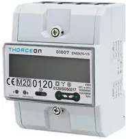 Elektros energijos matuoklis, 3 fazių, DIN, 80A, MOD-BUS, sertifikuotas MID, THORGEON