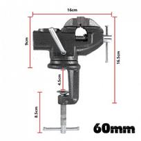 60mm 70mm 80mm Pasukamas pagrindas Stalo spaustuvas Sunkiasvoris medžio apdirbimo spaustuvas Ragum spaustuvas Stalo darbastalio spaustuvas 70mm