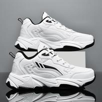 PU Odos Sportbačiai Vyriški Laisvalaikio Batai Sportiniai Berniukams Grynai Juodi Papildomo Dydžio 47 48 49 Tenis Masculino Zapatillas Deportivas Hombre 36