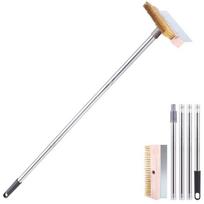 Highly Temperature Resistant Pizza Oven Brush Ideal for Professional and Home Baking Enthusiasts Cleaning Tool 1.2m white