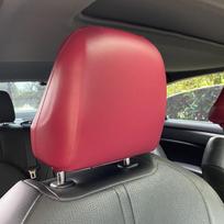 Nauja Priekinės Sėdynės Automobilio Galvos Atramos Dangtelis PU Oda Vandeniui Atsparus Elastingas Automobilio Pagalvės Užvalkalas Universalios Galvos Atramos Dulkių Dangtelis Automobilio juoda