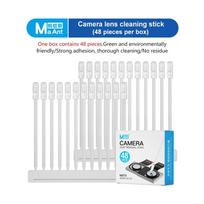 MaAnt M073 48pcs Camera Lens Dust Removal Rod for Phone No Residue Without Damaging Component 360° All Round Cleaning Tool white