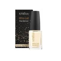 Kinetics White Gold Hardener Baltojo aukso stipriklis nagams 15ml