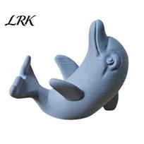 Desk Phone Stand 3D Printed Cute Dolphin Stand, Universal Desktop Holder for Cellphone, Vertical Non-slip & Horizontal Dual-Mode Display, Matte