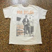 Vintage Bob Dylan Tour Band Short Sleeve White Shirt Kv37646 Vintage Homme Versatile Comfortable Breathable Stretched 4XL gray