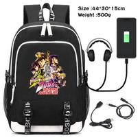 JoJo's Bizarre Adventure Anime Backpack Student School Shoulder Bag Large Capacity Youth Outdoor Travel Backpack Fashion Gift