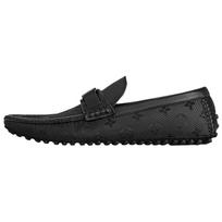 LOUIS VUITTON Hockenheim Gommino Mokasinai Vyriški Juodi 1ACDZ8 40.5 juoda