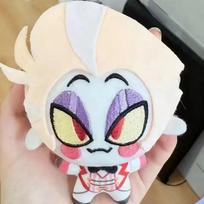 10Cm  Alastor Vox Plushies Hotel Lucifer Stuffed Toys Doll Anime Soft Plush Keychain Decorative Pendant Gift