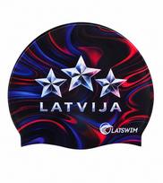 Plaukimo kepuraitė Latswim Digital Print LATVIJA